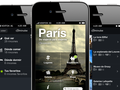 Minube social guides (iphone version)