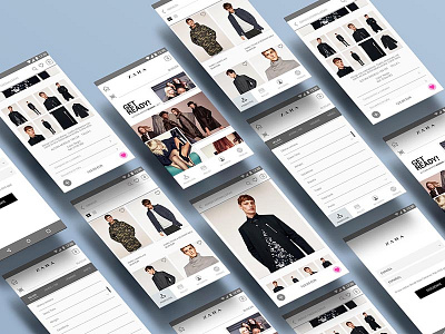 App redesign - UI/UX case study android app e commerce materials redesign ui ux