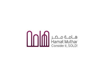 Hamat Muthar Real Estate branding design illustration logo