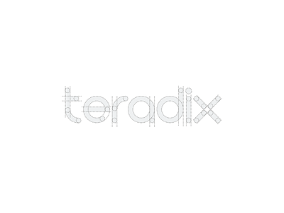 Teradix - logo grid branding design illustration logo