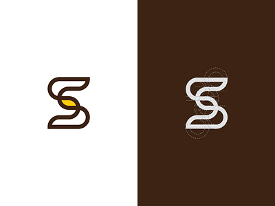 S letter + Leaf Concept