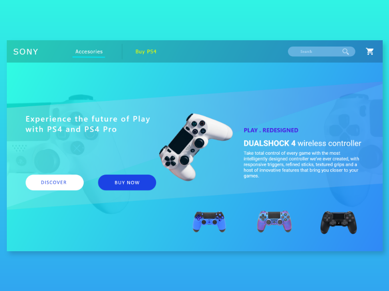 Sony Controller PS4 - SingAvi by Avinash Singh on Dribbble