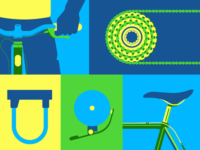 Bicycle bicycle illustraion illustrator ride summer vector