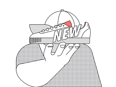 Sneakerhead 2d character digital illustration illustrator sneaker sneakerhead vector
