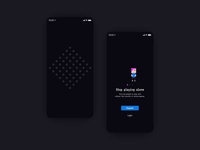 Matchplay - Splash screen and onboarding animation app branding flat icon illustrator logo ui ux vector