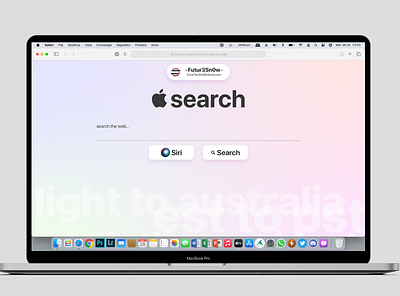 Search // MacBook apple concept design macbook search web