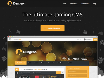 Dungeon website live dungeon flat gaming landing live