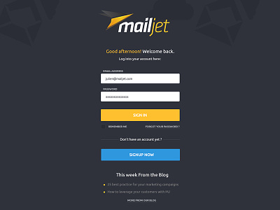 New Mailjet login page email emailing login mailjet signin