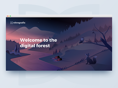 Nitrografix 2018 redesign - Header illustration