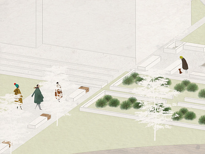 Landscape Architecture - Illustrated Style Renderings