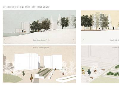 Site Cross Sections and Perspective Views