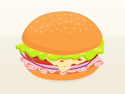 Sandwich Icon app food icon illustration lunch sandwich webstaurantstore