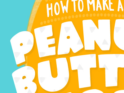 Peanut Butter easter illustration peanut butter type typography webstaurantstore