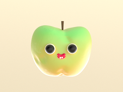 Cute or creepy apple