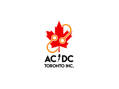 AC/DC Toronto INC. Logo branding graphic design logo