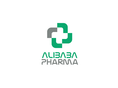 Alibaba Pharma Logo branding graphic design logo