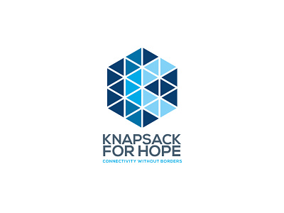 Knapsack for Hope Logo branding graphic design logo