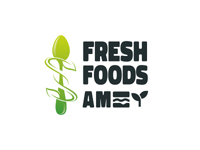 Fresh Foods AM Logo branding graphic design logo