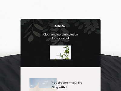 Minimal web page minimal minimalism web