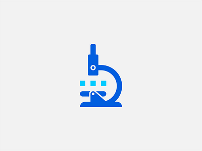 Microscope Icon branding data equipment icon logo medical microscope science science and technology simple tech tech logo technology technology icons tools