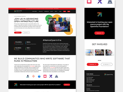 Member Lead Page branding landing page software tech web design