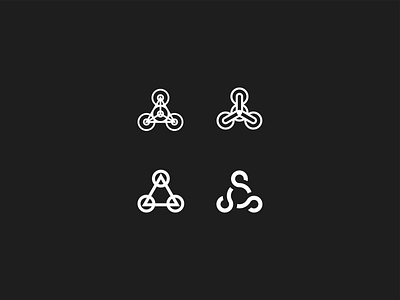 Epicyclic Gears abstract badge branding geometry icons linework logo logodesign logos monoline symbol triangle
