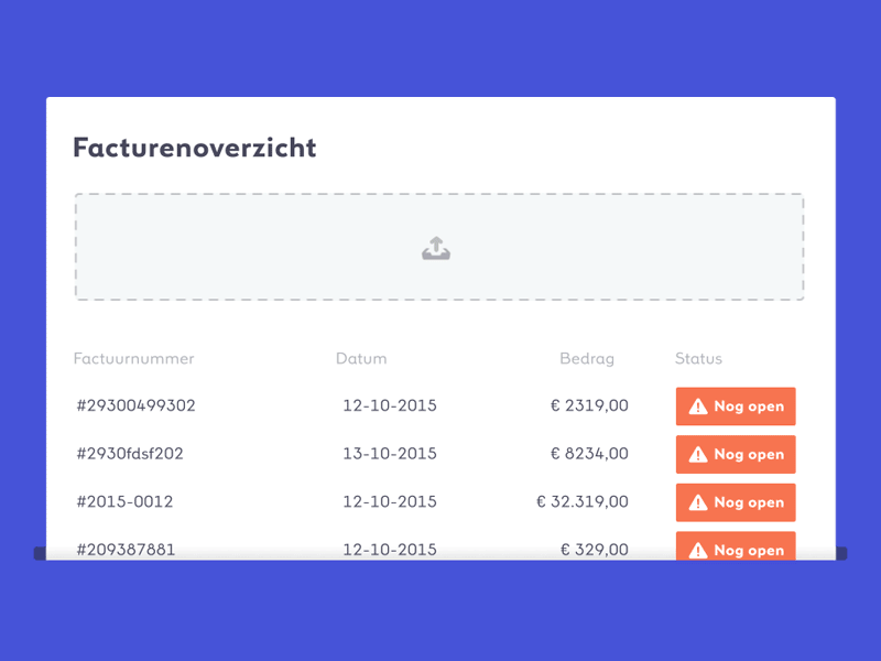 Finqle Factoring - Uploading invoices