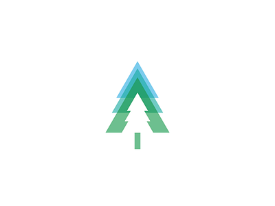 Park Logo daily logo challenge gradient illustrator logo nature pine tree tree trees