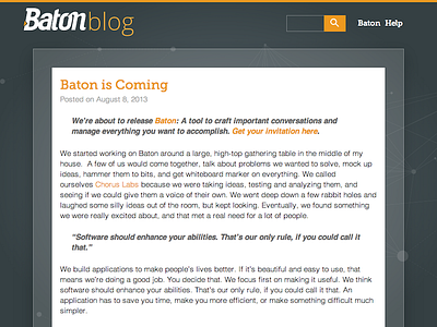 Baton Blog
