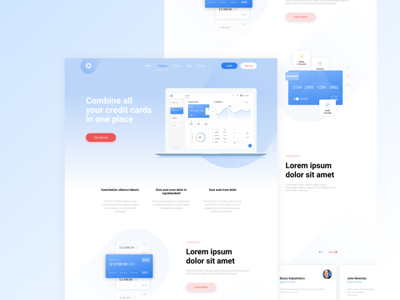 Hovo Landing Page by Dmitriy Sidorenko on Dribbble