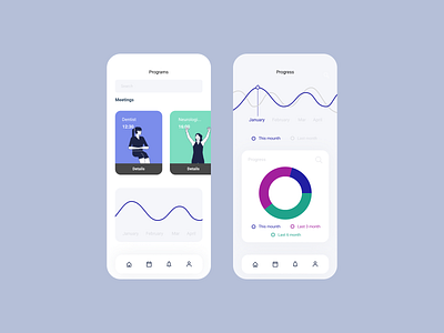 Education app design ui