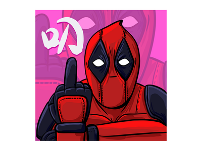 FXXK Deadpool illustration