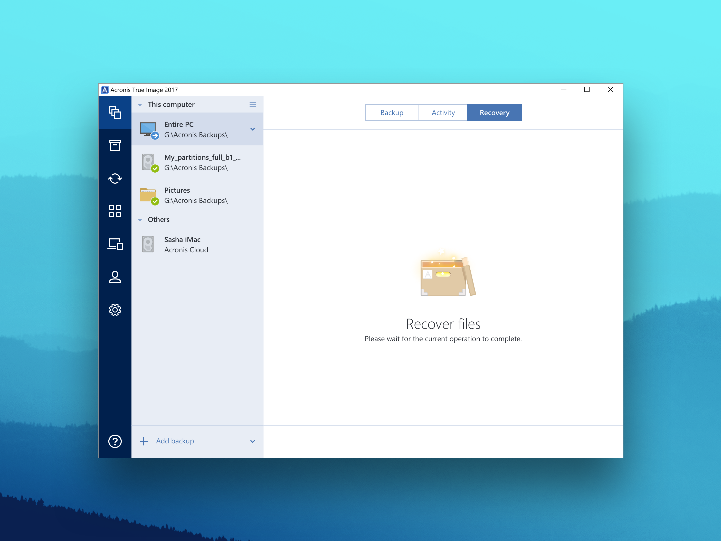 acronis true image 2018 file recovery