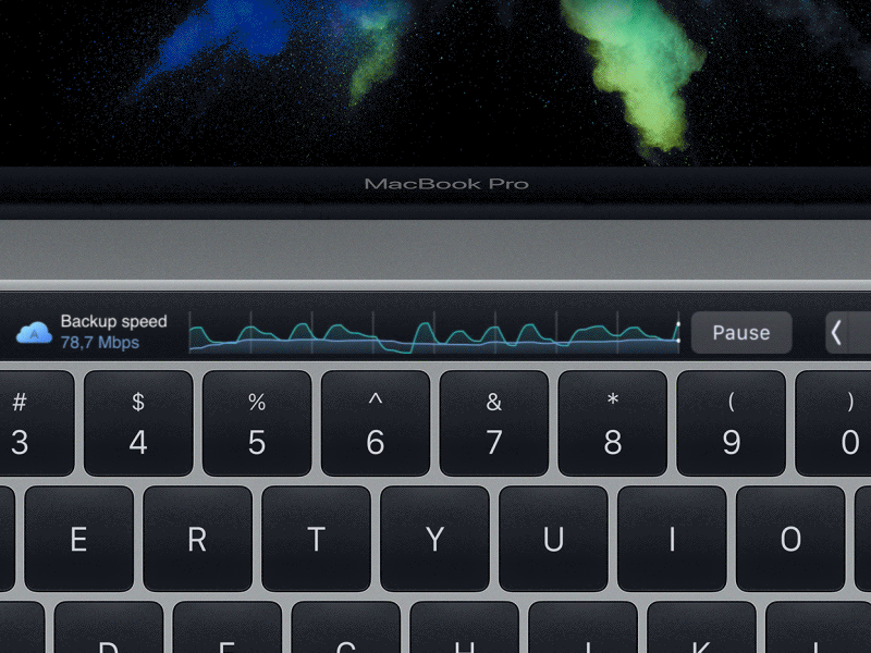 True Image for Mac Touchbar