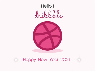 Dribble Happy New Year 2021 dribbble happy new year 2021