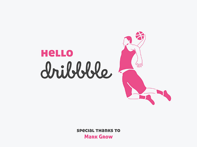 Hello Dribbble by Pradyumna KS adobe debut design first shot illustration nitk pradyumna pradyumnaks