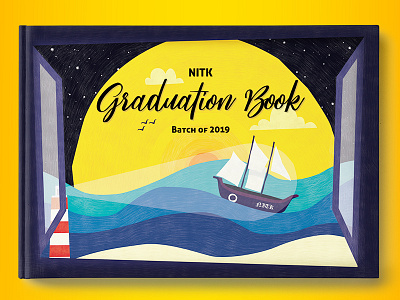 NITK Graduation book front cover cover cover art cover design front cover gradbook graduation book nitk pradyumna pradyumna k s