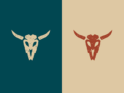 LCE Icon branding cow design icon logo restaurant skull steak house vector