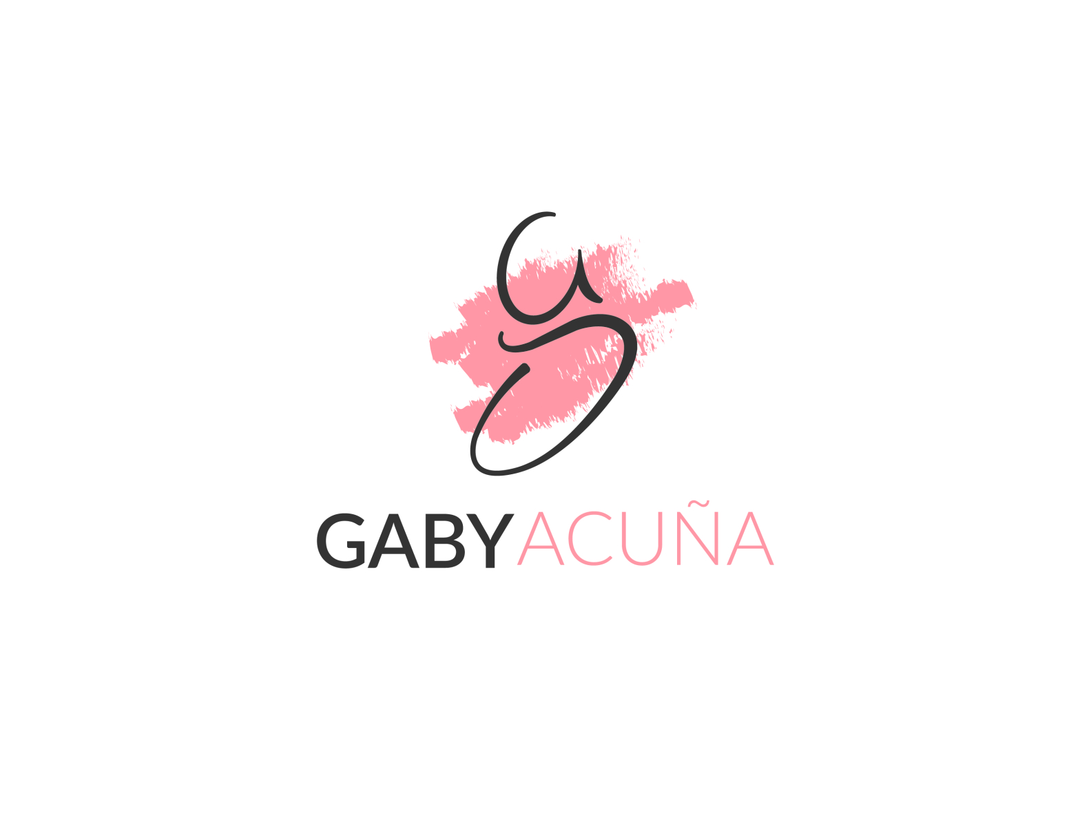Gaby Acuña Logo (Color Version) by Cesar Messuti on Dribbble
