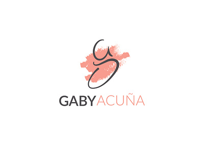 Gaby Acuña Logo (Color Version) branding caligrafia calligraphy design graphic design illustration logo logodesign logotype logotypes typography vector