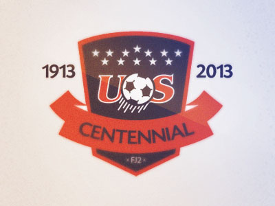 USA Centennial design football francisco javier futbol logo soccer usa