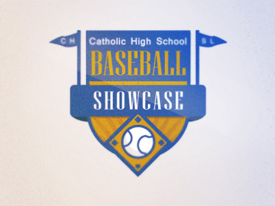Baseball Showcase baseball catholic high school design francisco javier logo