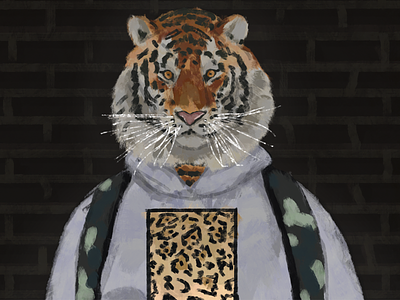 Dope tiger dope hoodie illest illustration tiger