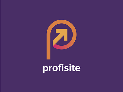 Logo Profisite logo marketing p professional profile sale smm web