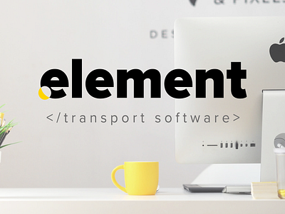 Logo Element e element it logo software