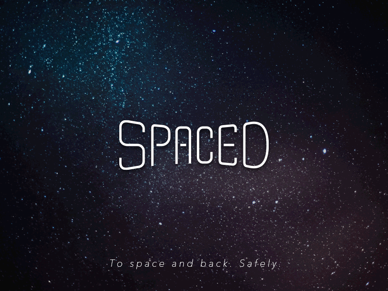 SPACED | Logo branding identity logo space spaced spacedchallenge