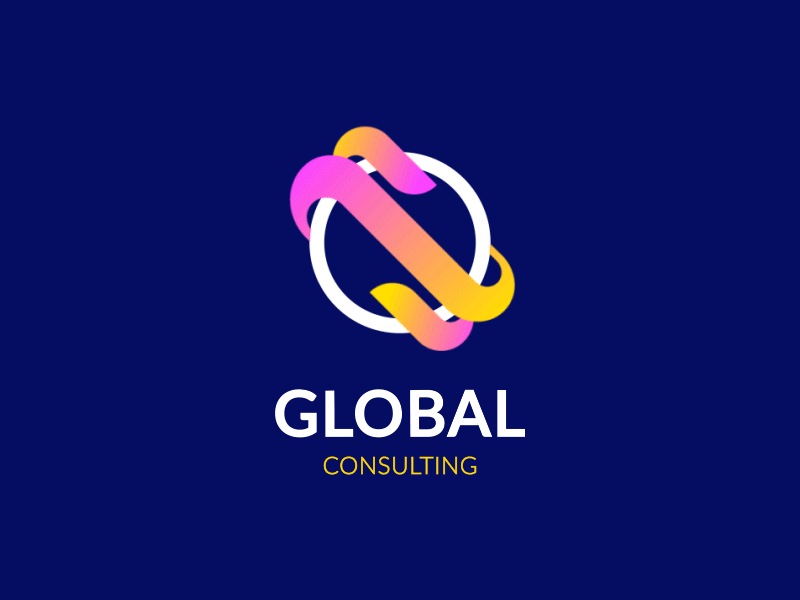Global Consulting aftereffects animate animated animation design flatdesign gif illustration logo motion vector