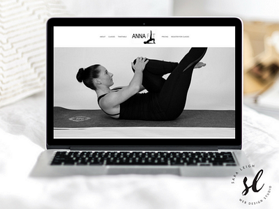 Anna Fit One Page WordPress Website heath and fitness one page pilates wordpress