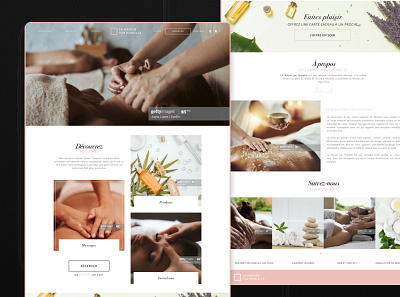 Massage bien-être. Webdesign webdesign