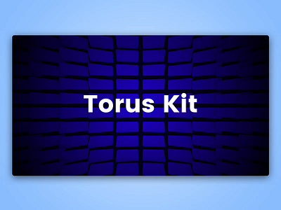 Torus Kit Experiments animation blocks bootstrap css flat html interaction landing torus kit ui